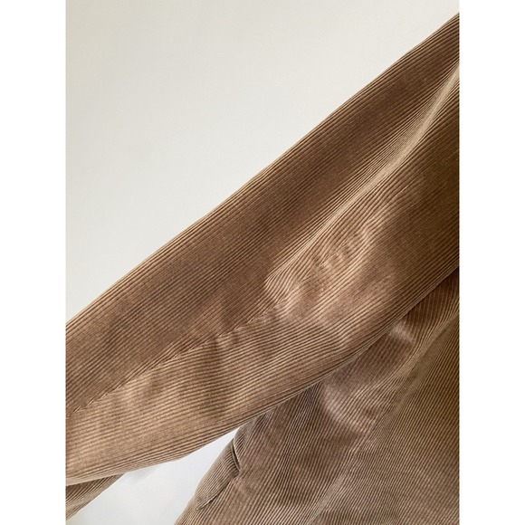 Mens Saddlebred 44S Brown Corduroy Blazer Sport Coat Cotton 2 Button Preppy - Picture 13 of 14